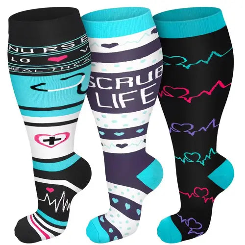 ShiftGuard Wide Calf Compression Sock